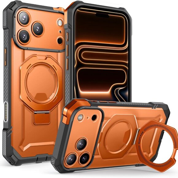 iPhone 17 Pro Max Case Kickstand Unicorn Beetle Camera Cover Magsafe-Coral-Sold - Picture 4 of 12